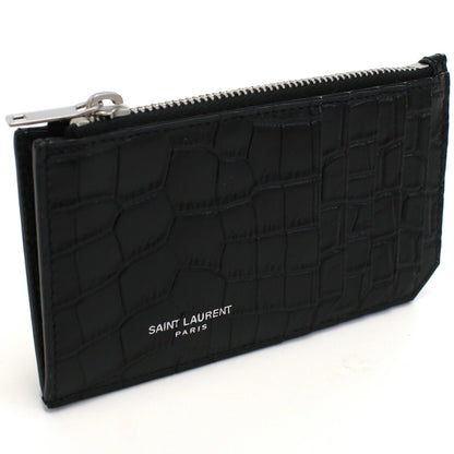 サンローラン 小銭入れ メンズ レザー イタリア 609362 ブラック 財布 YSL609362031