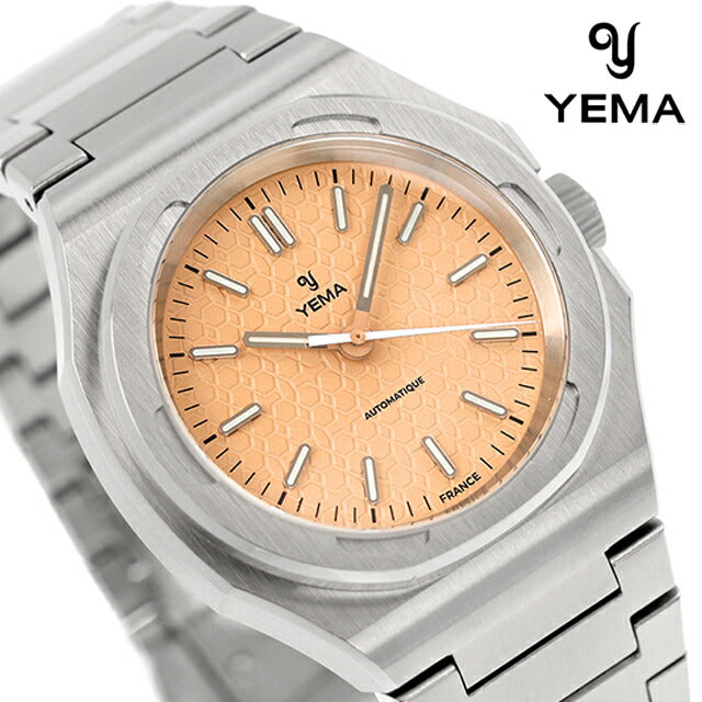 イエマ アーバントラベラー 自動巻き 腕時計 ブランド メンズ YEMA YWTR23-EMS アナログ ベージュ フランス製 YWTR23-EMS