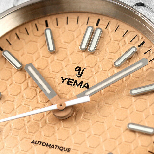 イエマ アーバントラベラー 自動巻き 腕時計 ブランド メンズ YEMA YWTR23-EMS アナログ ベージュ フランス製 YWTR23-EMS