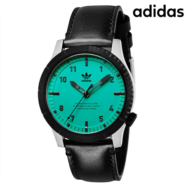 adidas cypher_lx1 Quartz观看品牌男士女士Adidas Z06-2960-00模拟绿色黑色黑色