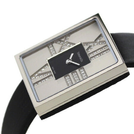 Tiffany Atlas Cocktail Square Ladies Watch Brand Z1950.10.40E10A40E New Z1950-10-40E10A40E